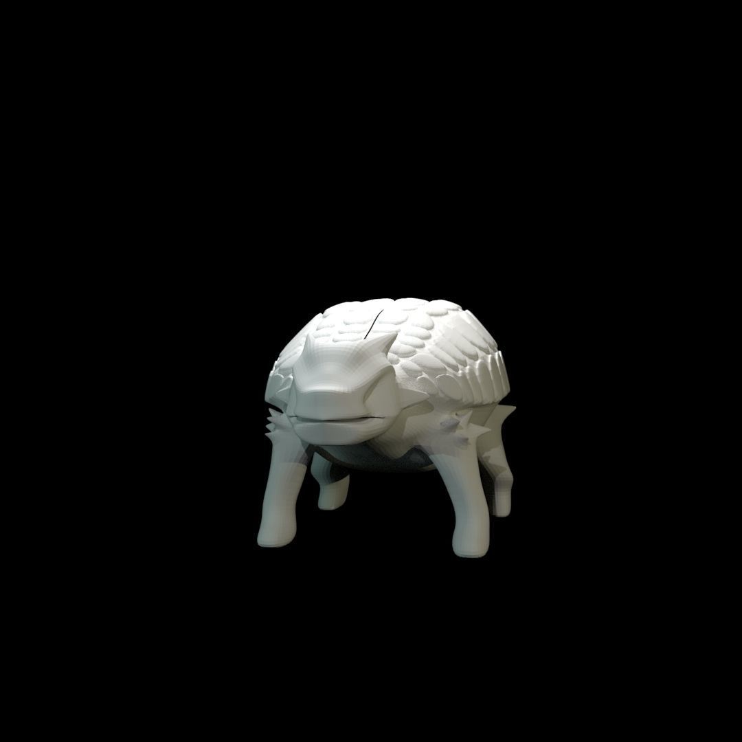 Low-Poly Ankylosaurus dinosaur Free low-poly 3D model_30