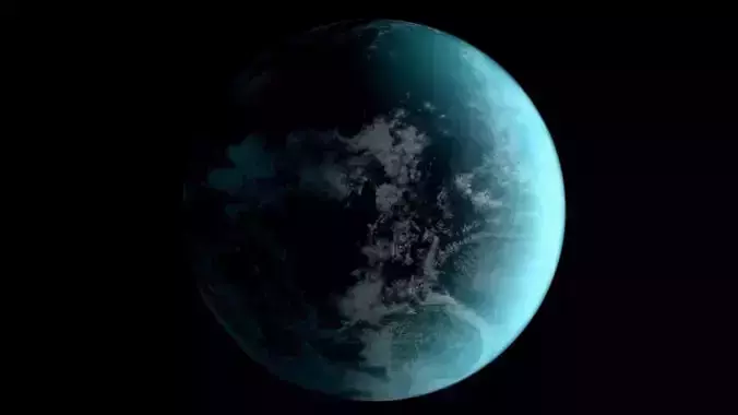 Earth Realistic Light 3D model