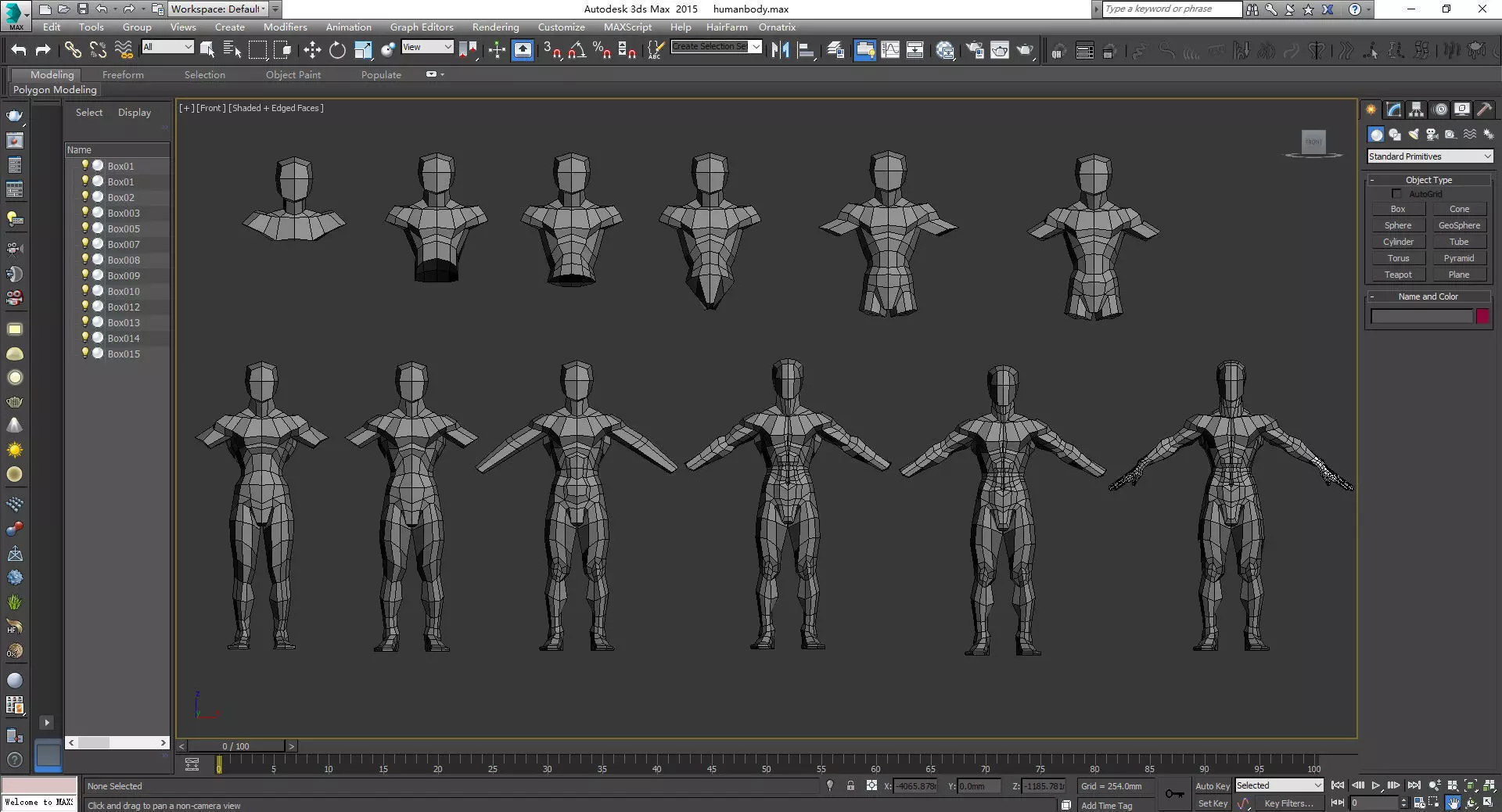 character  body  male Low-poly 3D model_0