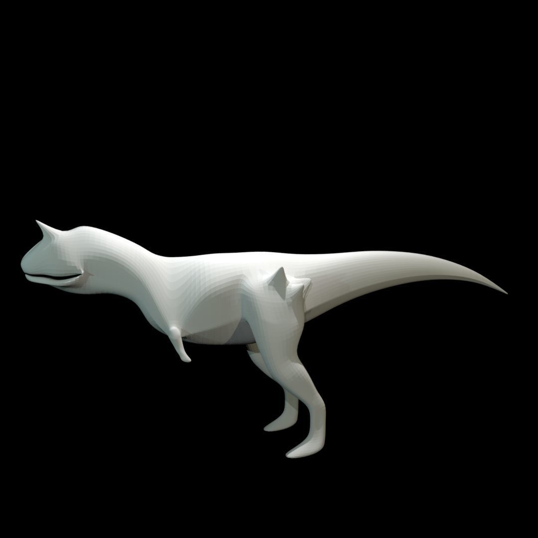 Low-poly Carnotaurus dinosaur Low-poly 3D model_24