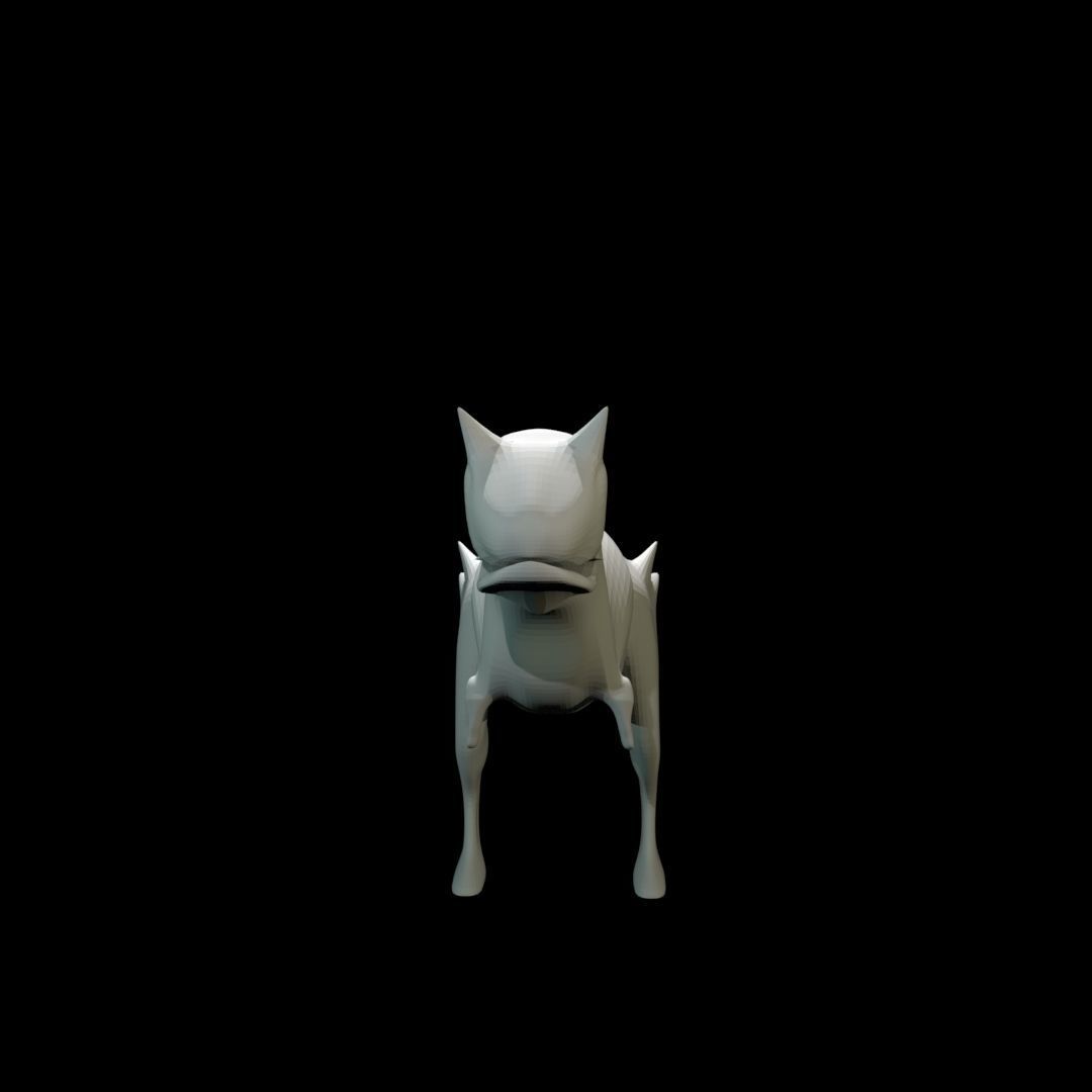 Low-poly Carnotaurus dinosaur Low-poly 3D model_31