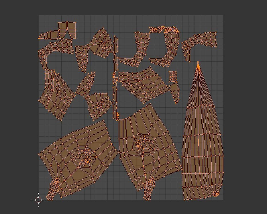 Low-poly Carnotaurus dinosaur Low-poly 3D model_44