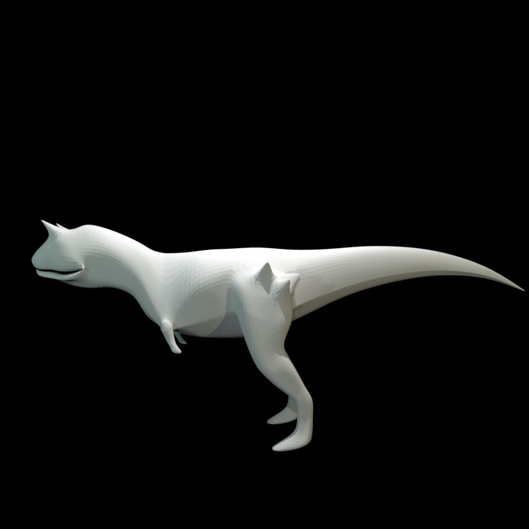 Low-poly Carnotaurus dinosaur Low-poly 3D model_23