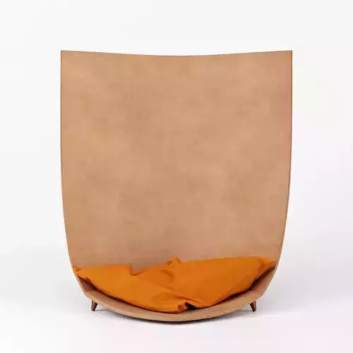 TORU Designer leather armchair Babu