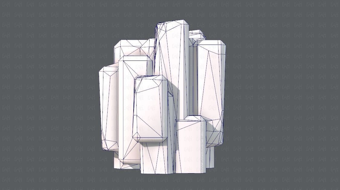 Rock V03 Low-poly 3D model_15