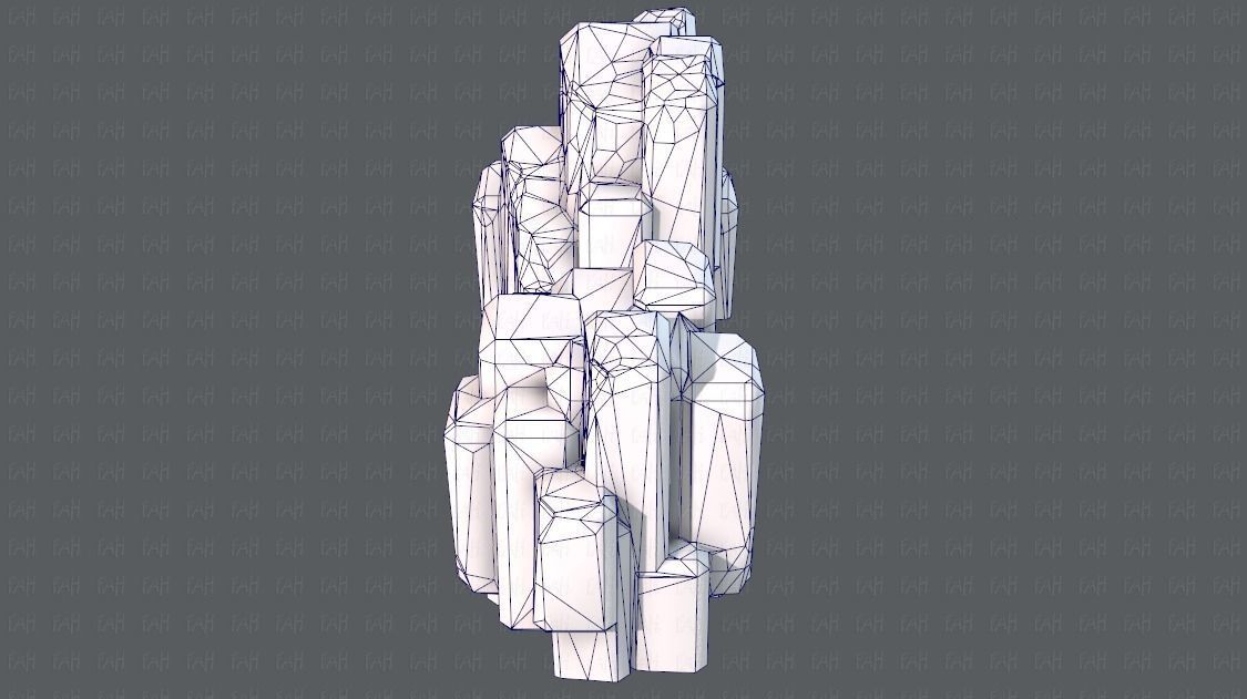 Rock V03 Low-poly 3D model_30