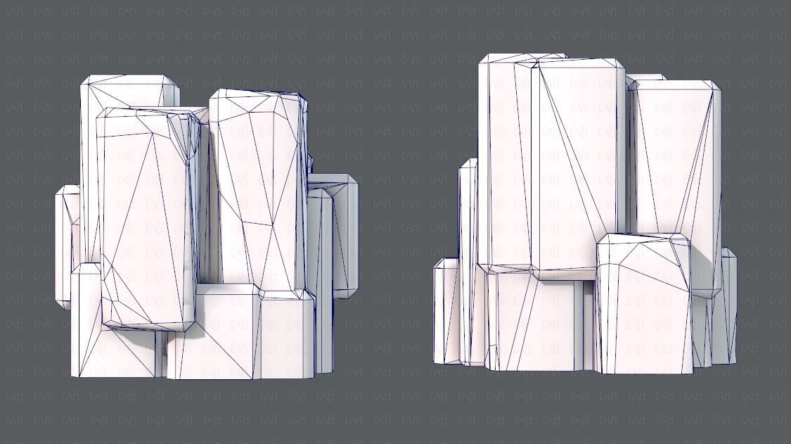 Rock V03 Low-poly 3D model_13