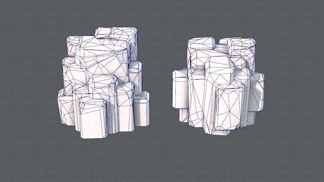 Rock V03 Low-poly 3D model_25