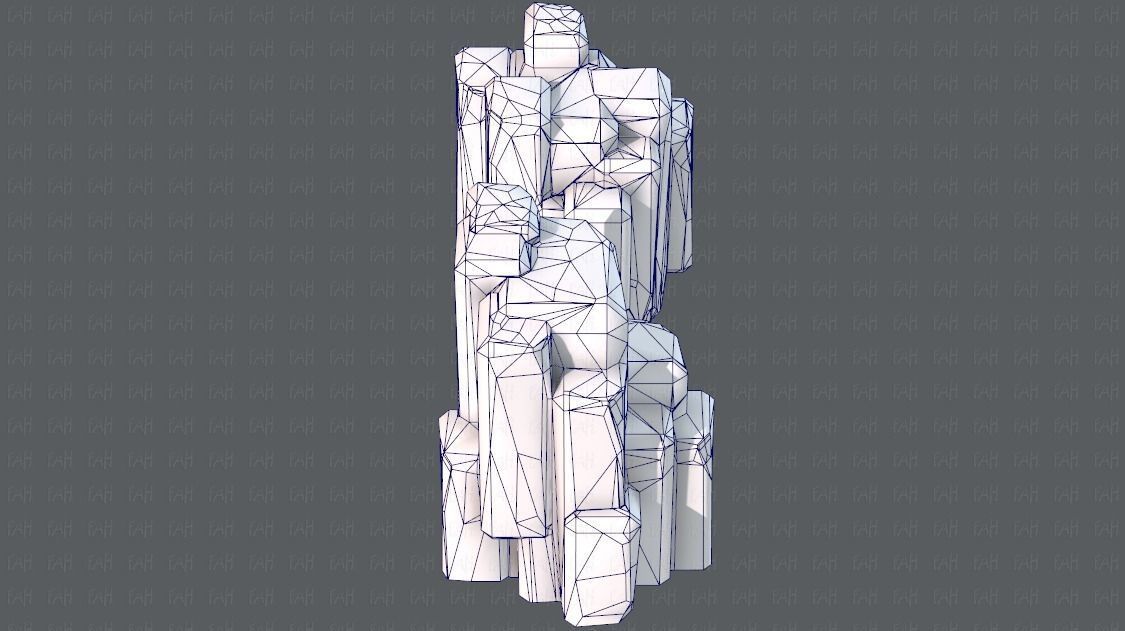 Rock V03 Low-poly 3D model_27