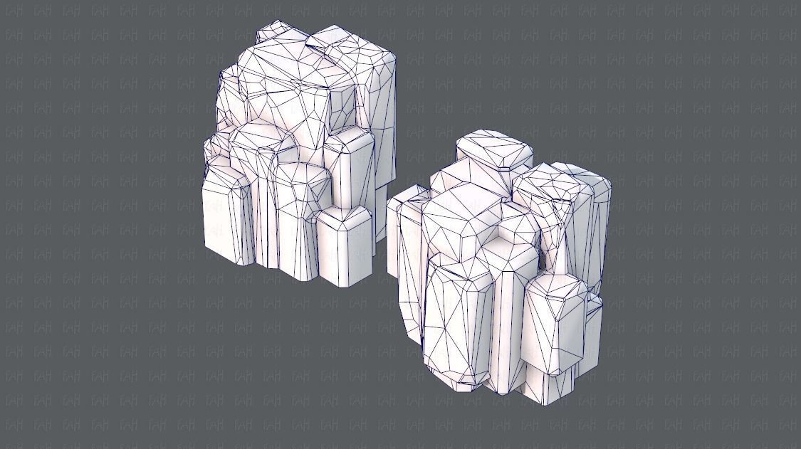 Rock V03 Low-poly 3D model_32