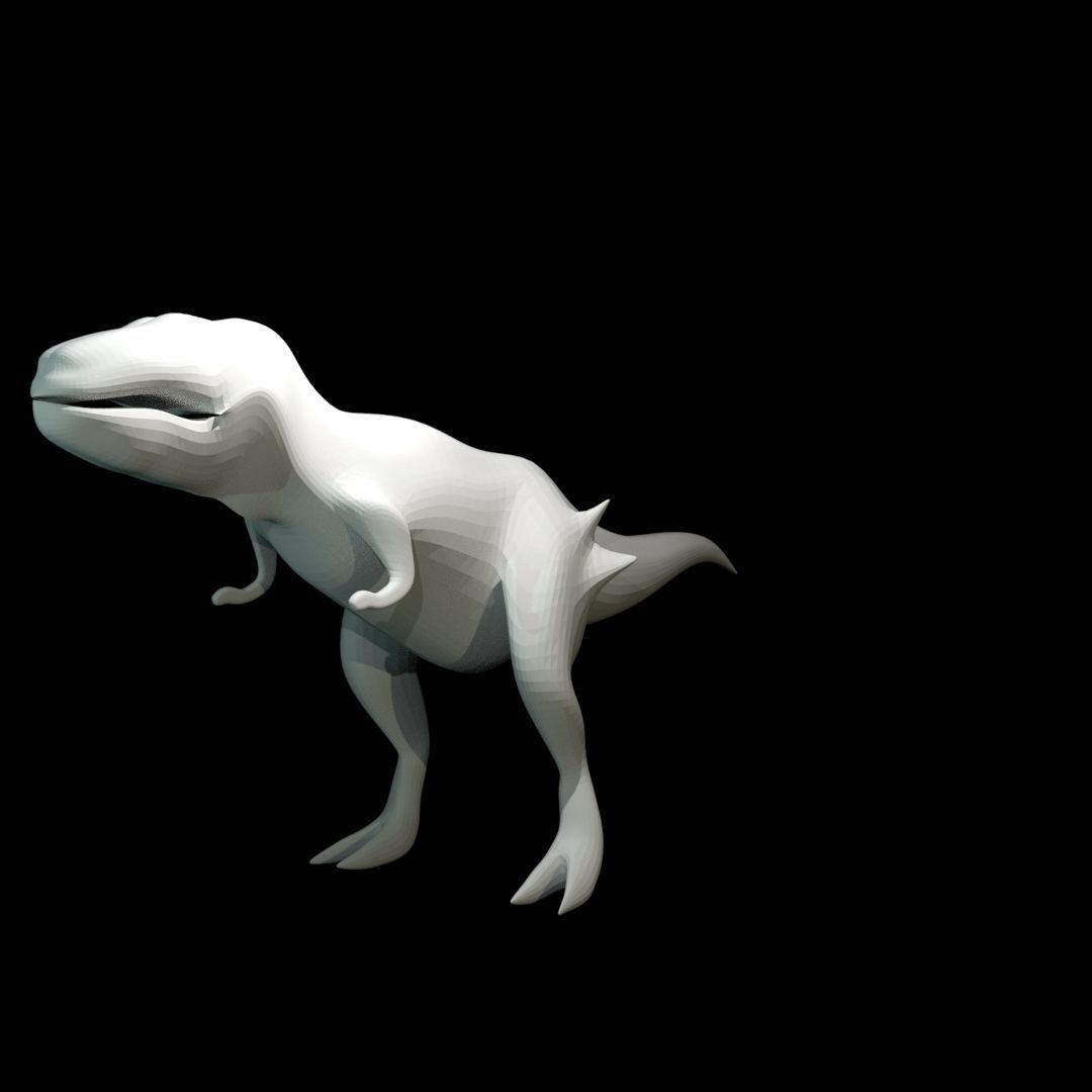 Low-poly Tyrannosaurus Rex Low-poly 3D model_28