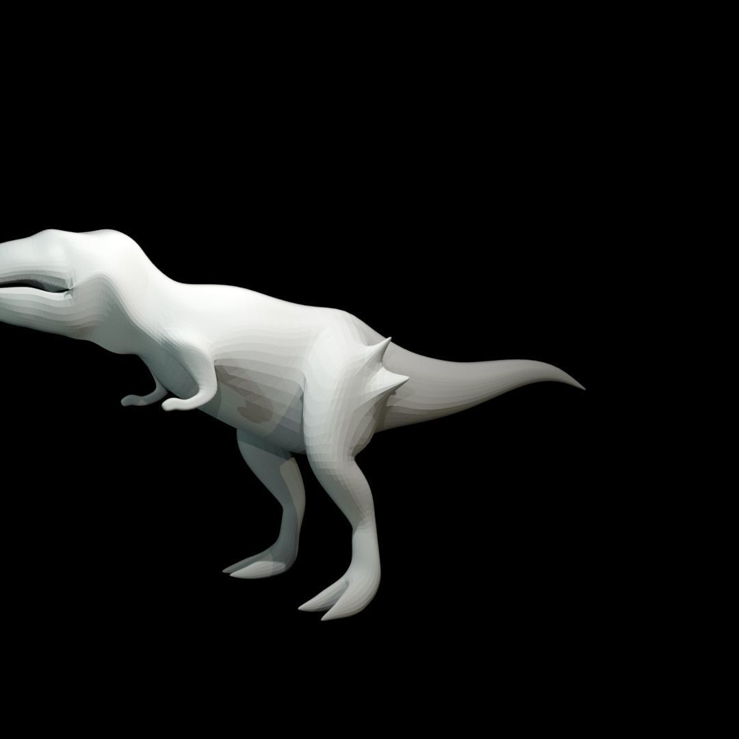 Low-poly Tyrannosaurus Rex Low-poly 3D model_26
