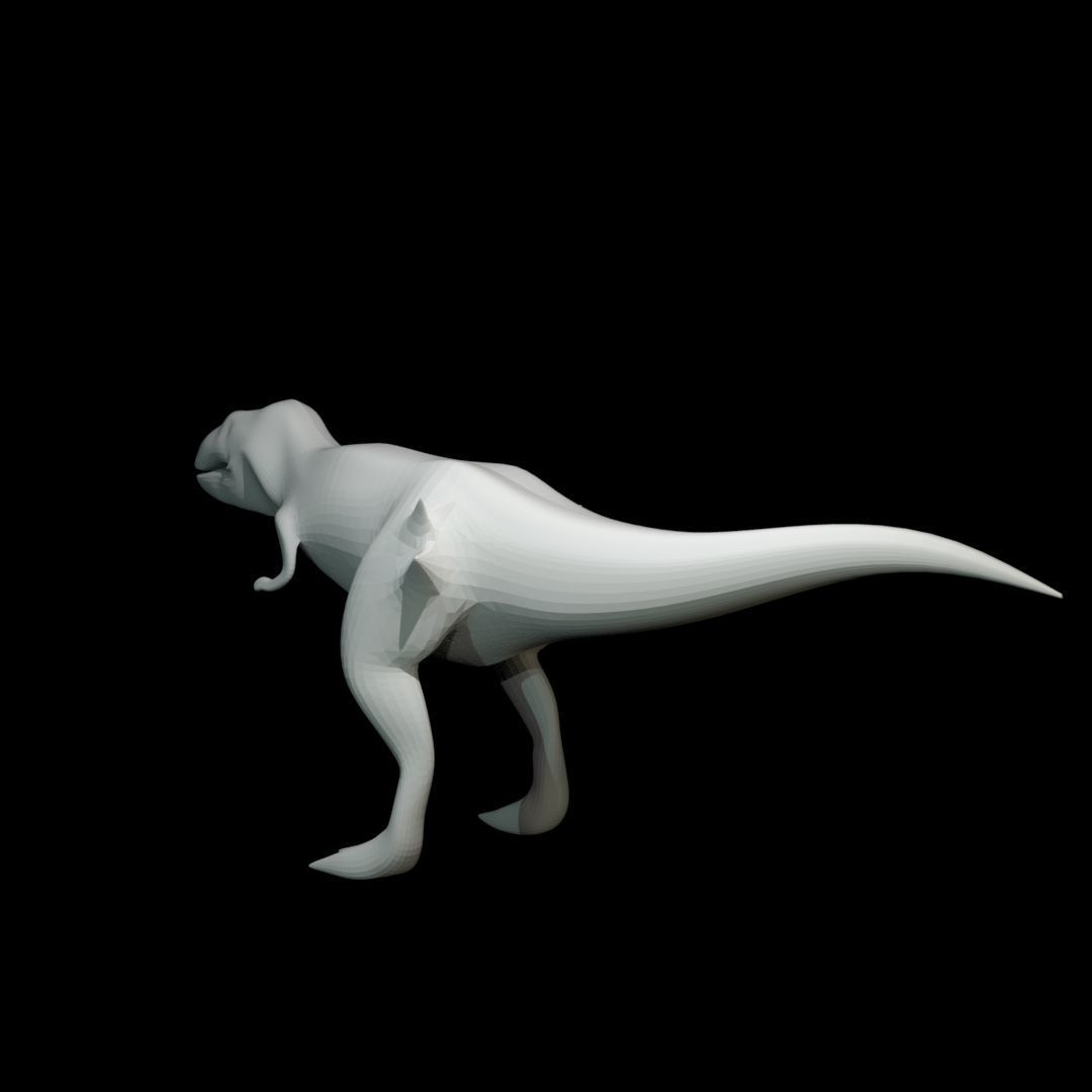 Low-poly Tyrannosaurus Rex Low-poly 3D model_19