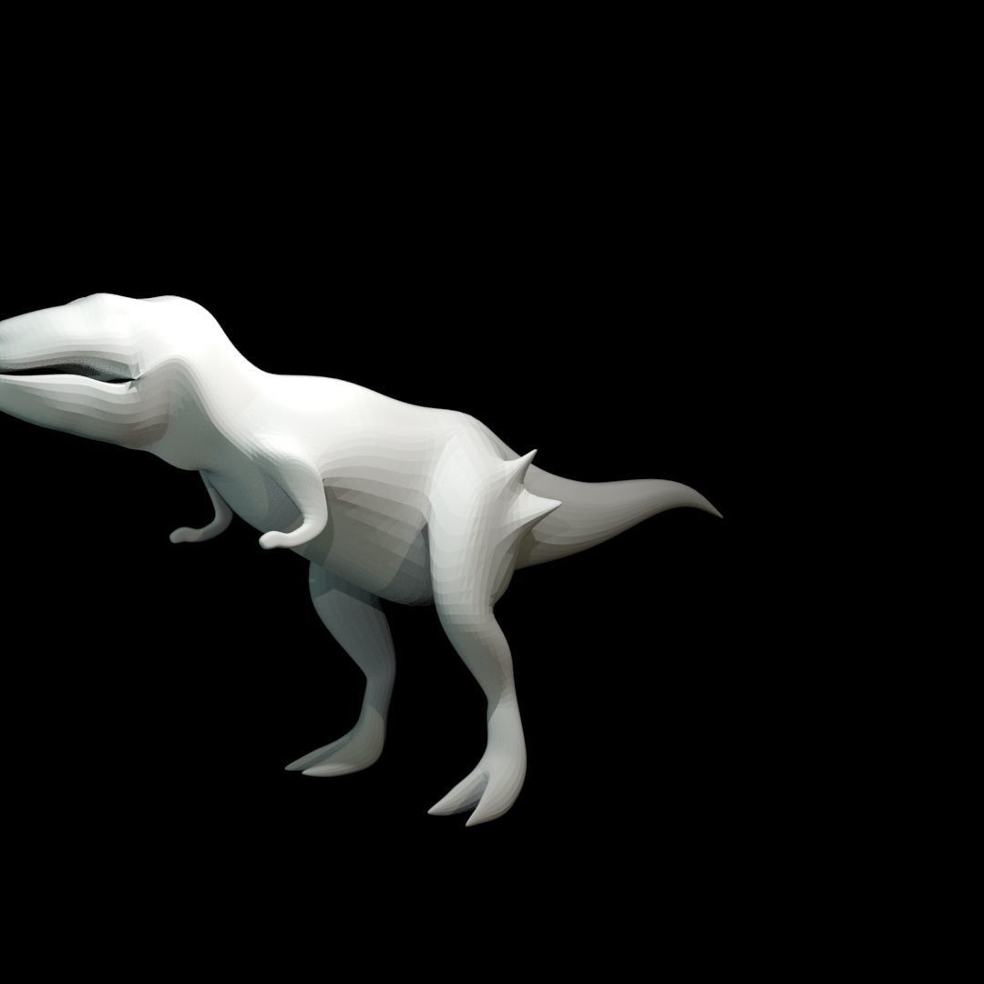 Low-poly Tyrannosaurus Rex Low-poly 3D model_27