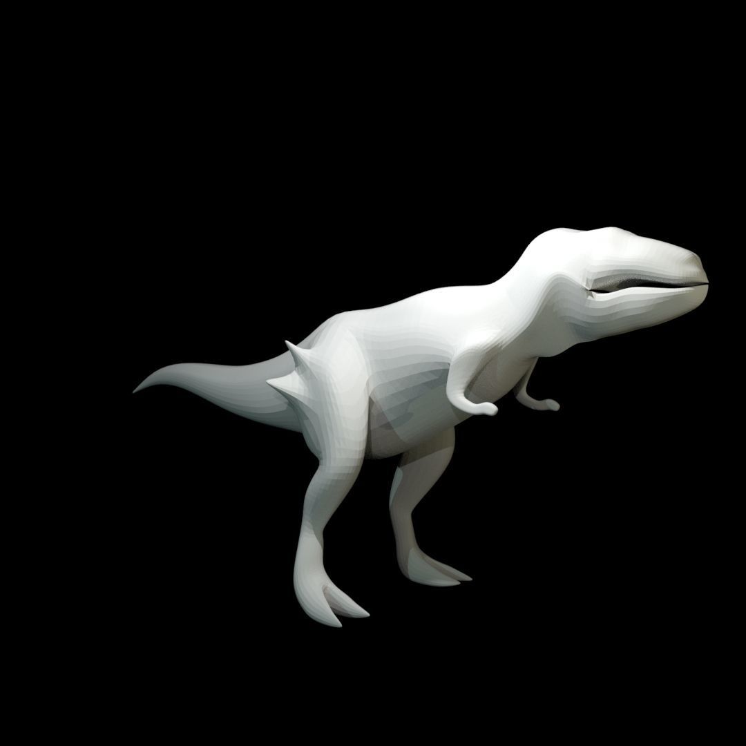 Low-poly Tyrannosaurus Rex Low-poly 3D model_36