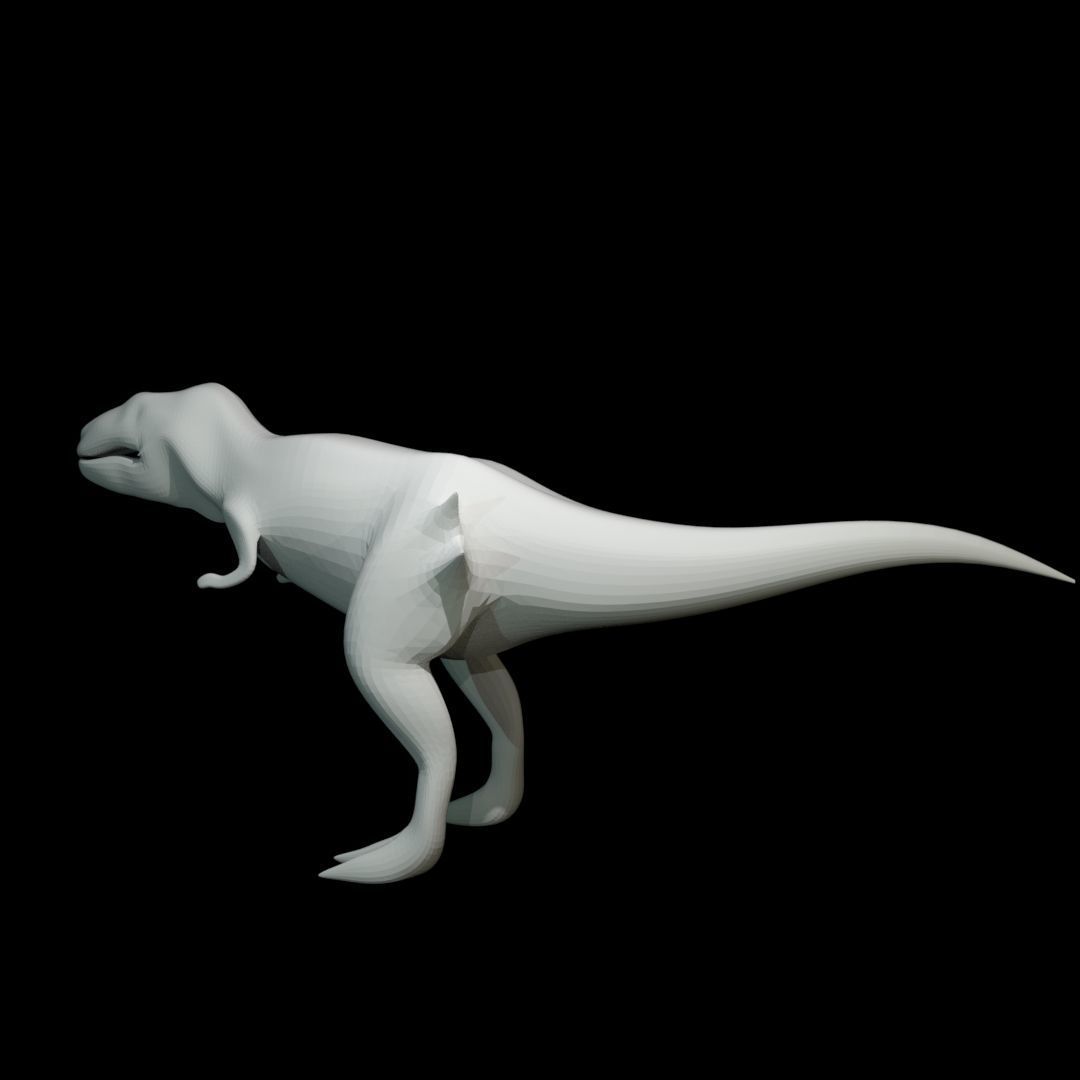 Low-poly Tyrannosaurus Rex Low-poly 3D model_21