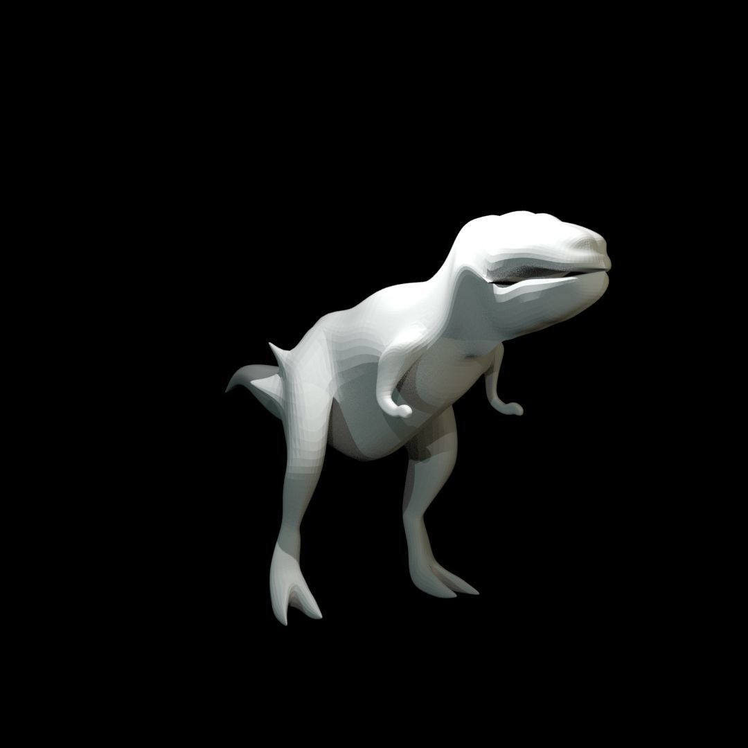 Low-poly Tyrannosaurus Rex Low-poly 3D model_34