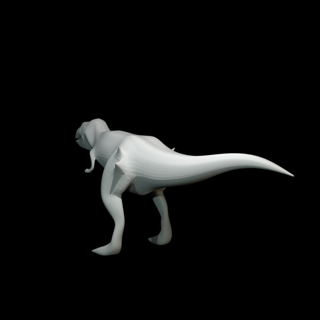Low-poly Tyrannosaurus Rex Low-poly 3D model_18