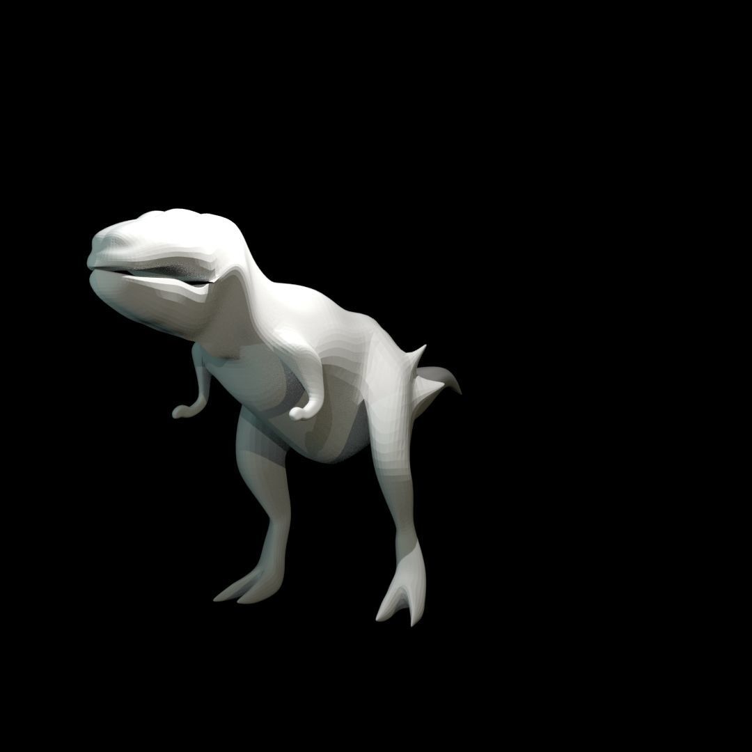 Low-poly Tyrannosaurus Rex Low-poly 3D model_29