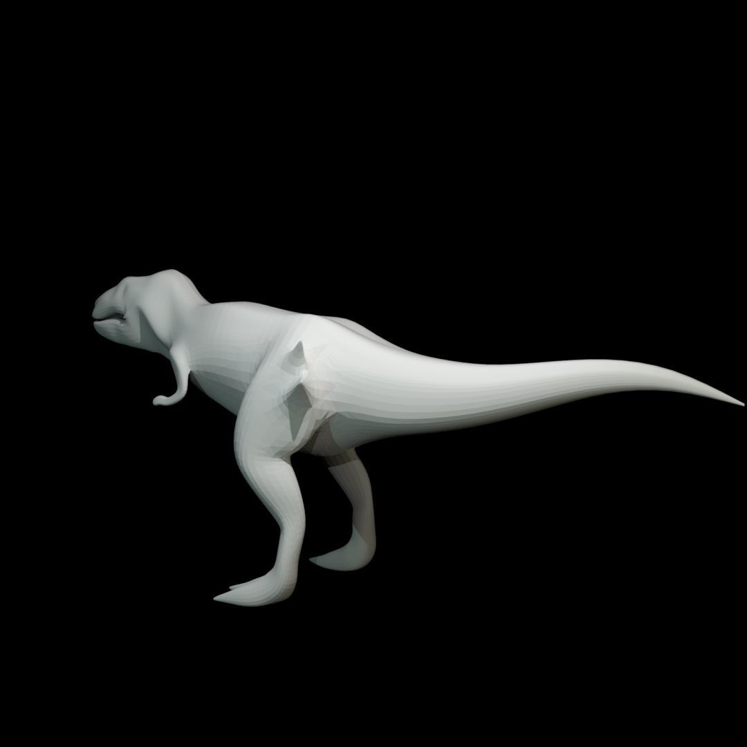 Low-poly Tyrannosaurus Rex Low-poly 3D model_20