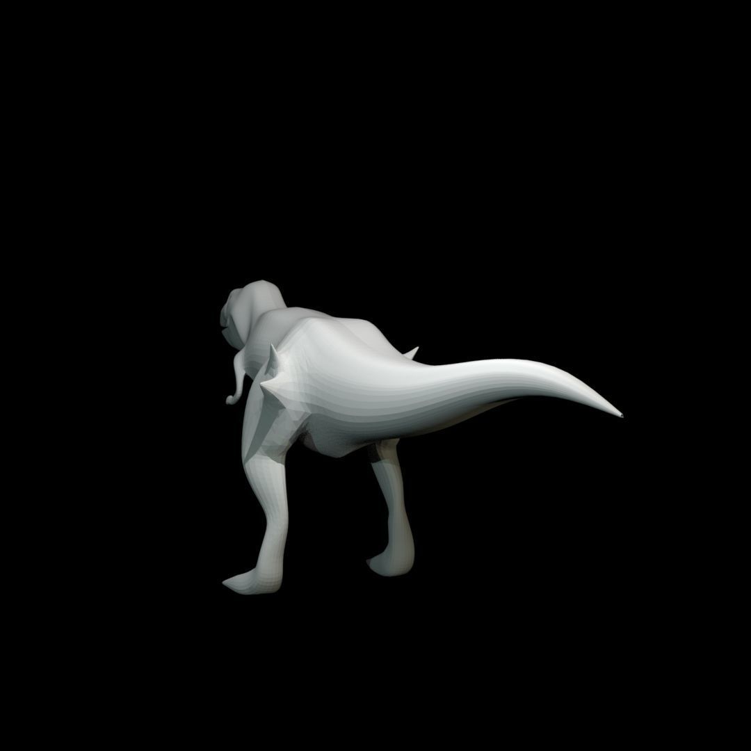 Low-poly Tyrannosaurus Rex Low-poly 3D model_17