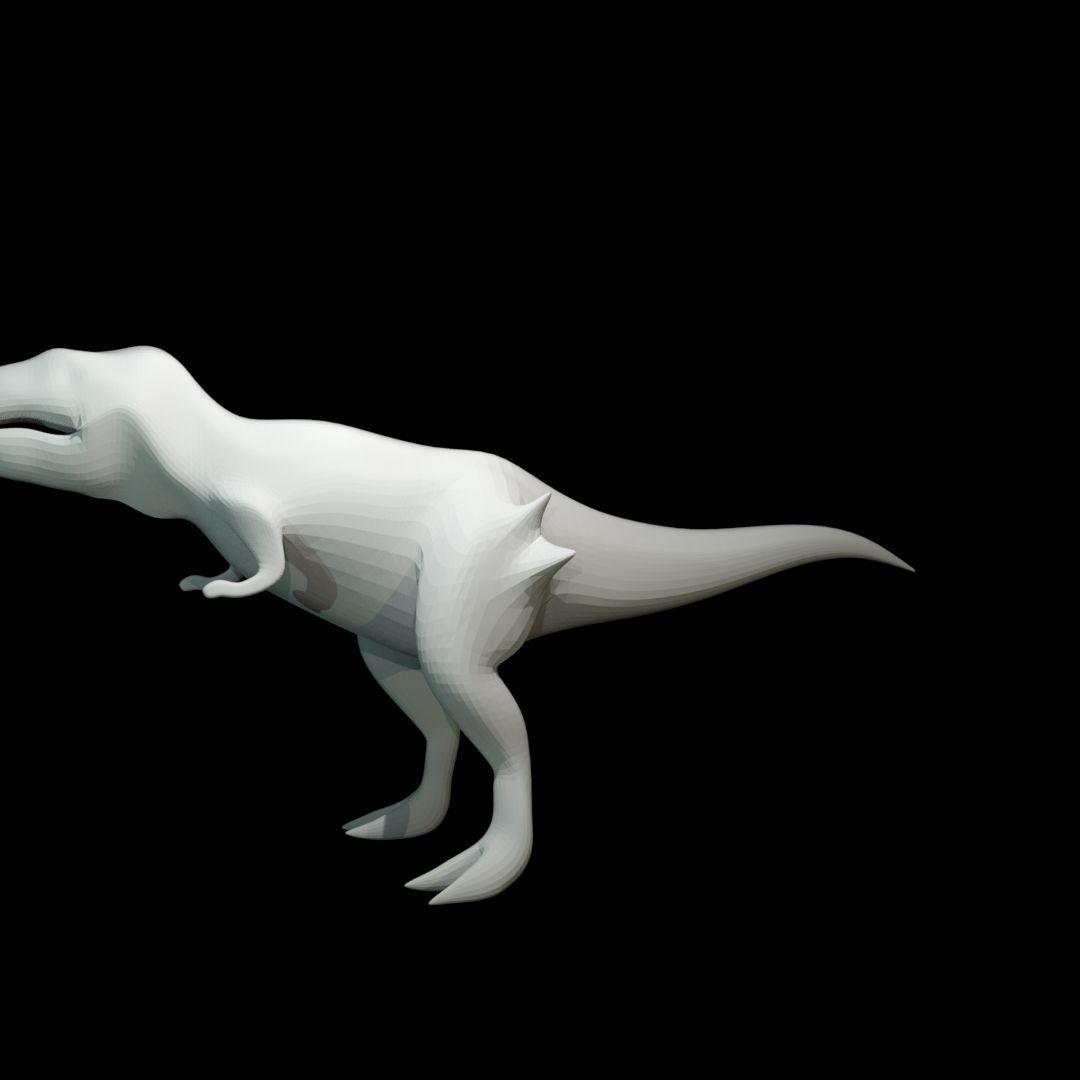 Low-poly Tyrannosaurus Rex Low-poly 3D model_25