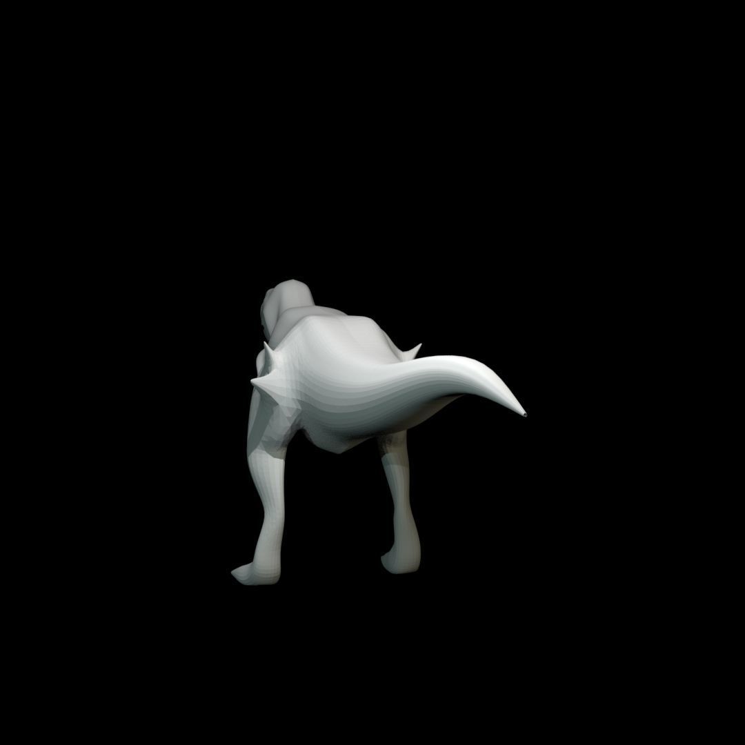 Low-poly Tyrannosaurus Rex Low-poly 3D model_16