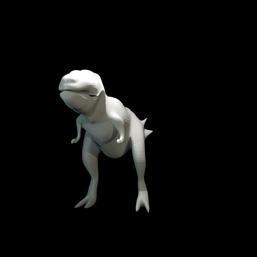 Low-poly Tyrannosaurus Rex Low-poly 3D model_30