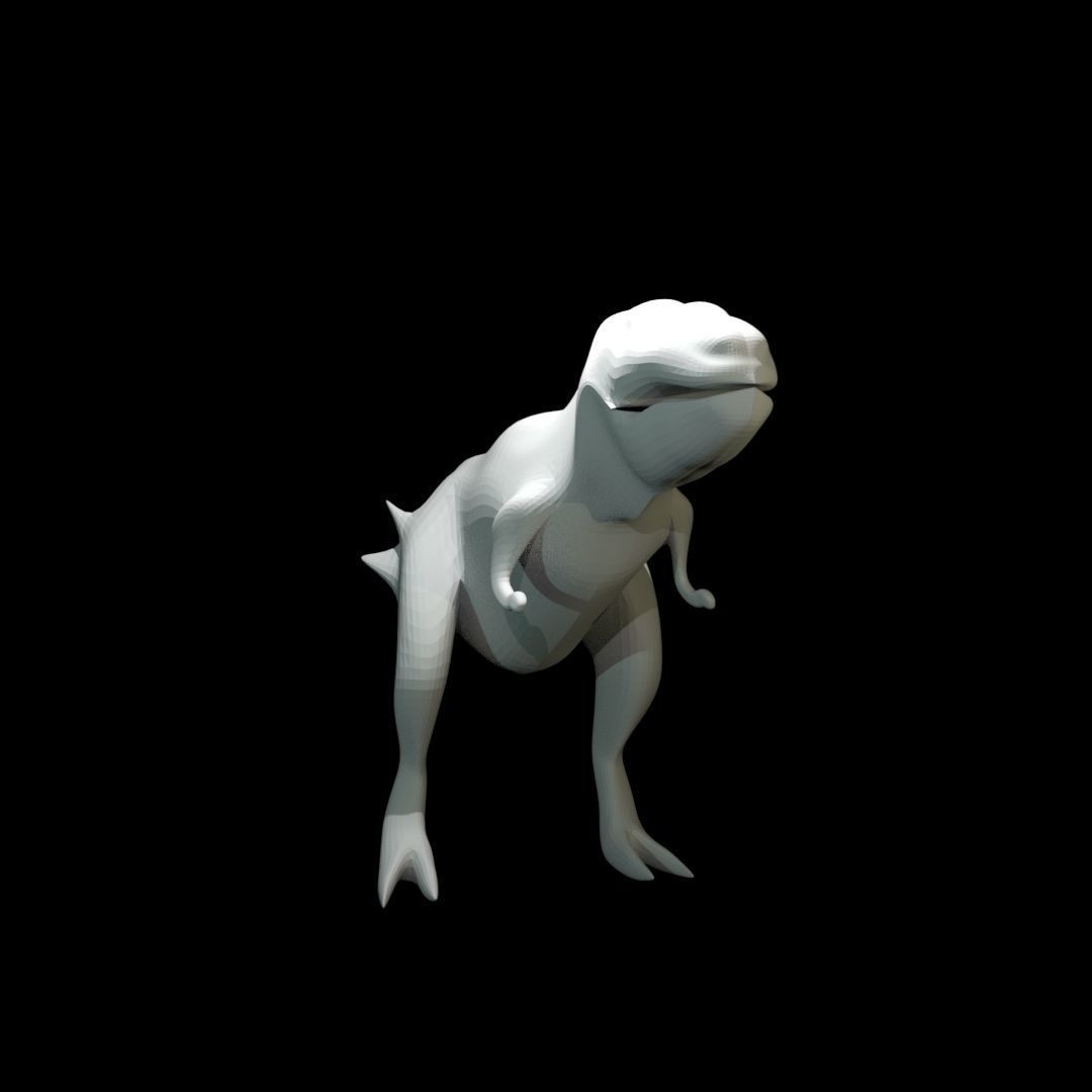 Low-poly Tyrannosaurus Rex Low-poly 3D model_33