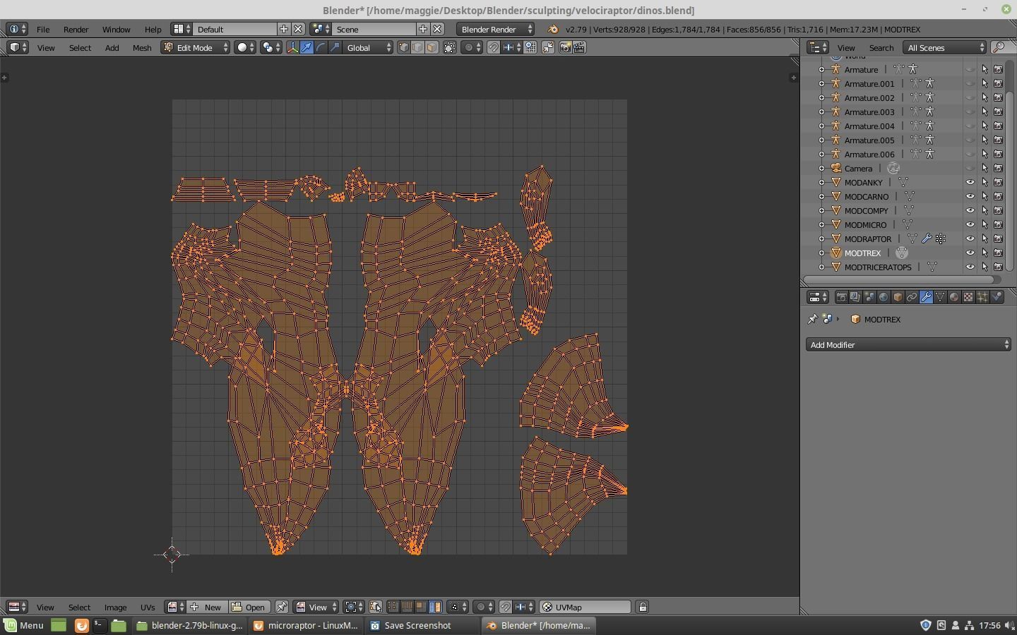 Low-poly Tyrannosaurus Rex Low-poly 3D model_45