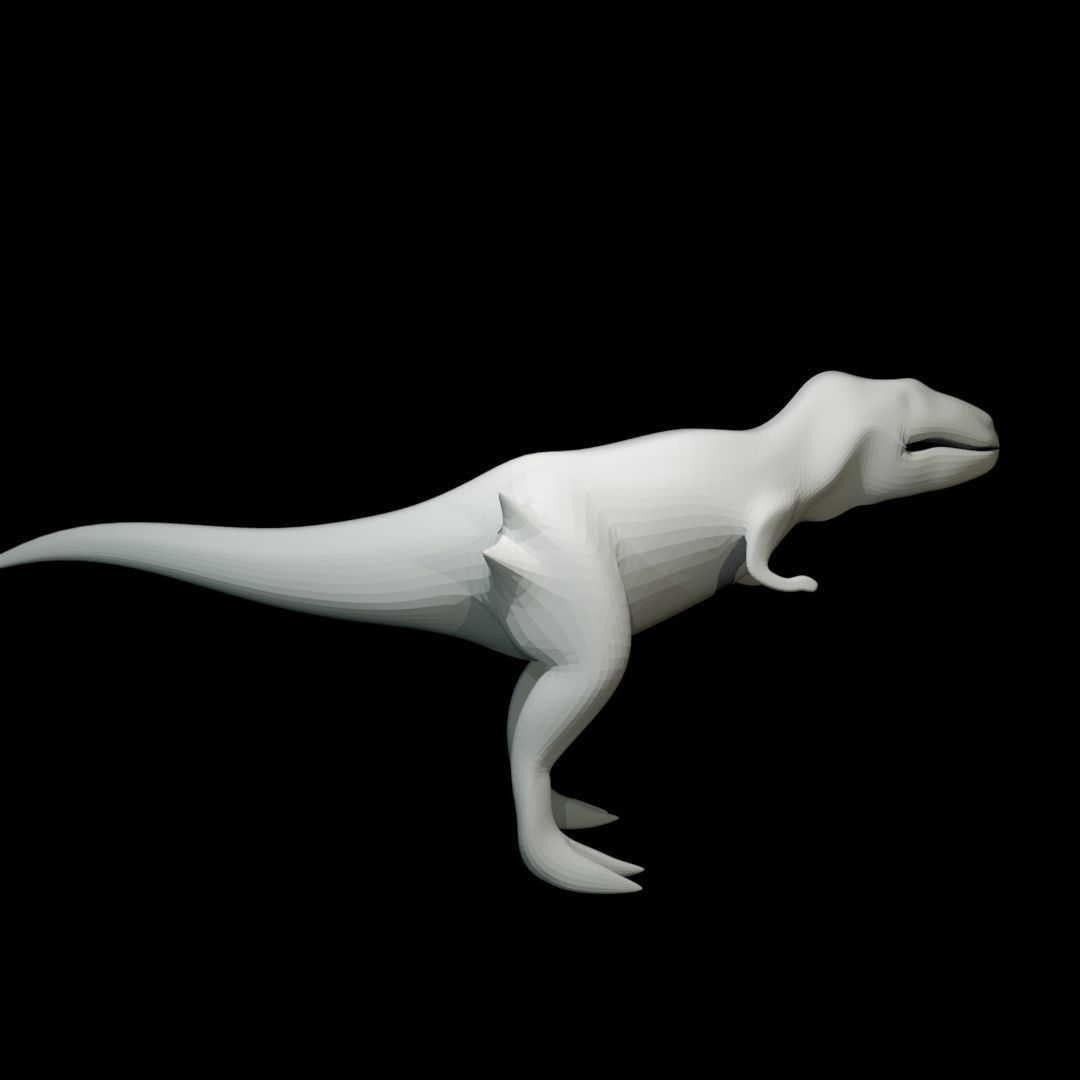 Low-poly Tyrannosaurus Rex Low-poly 3D model_41