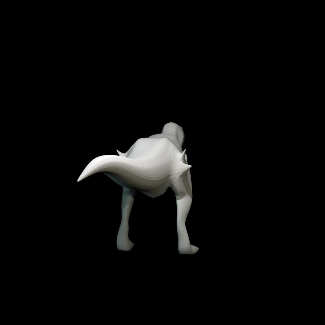 Low-poly Tyrannosaurus Rex Low-poly 3D model_13