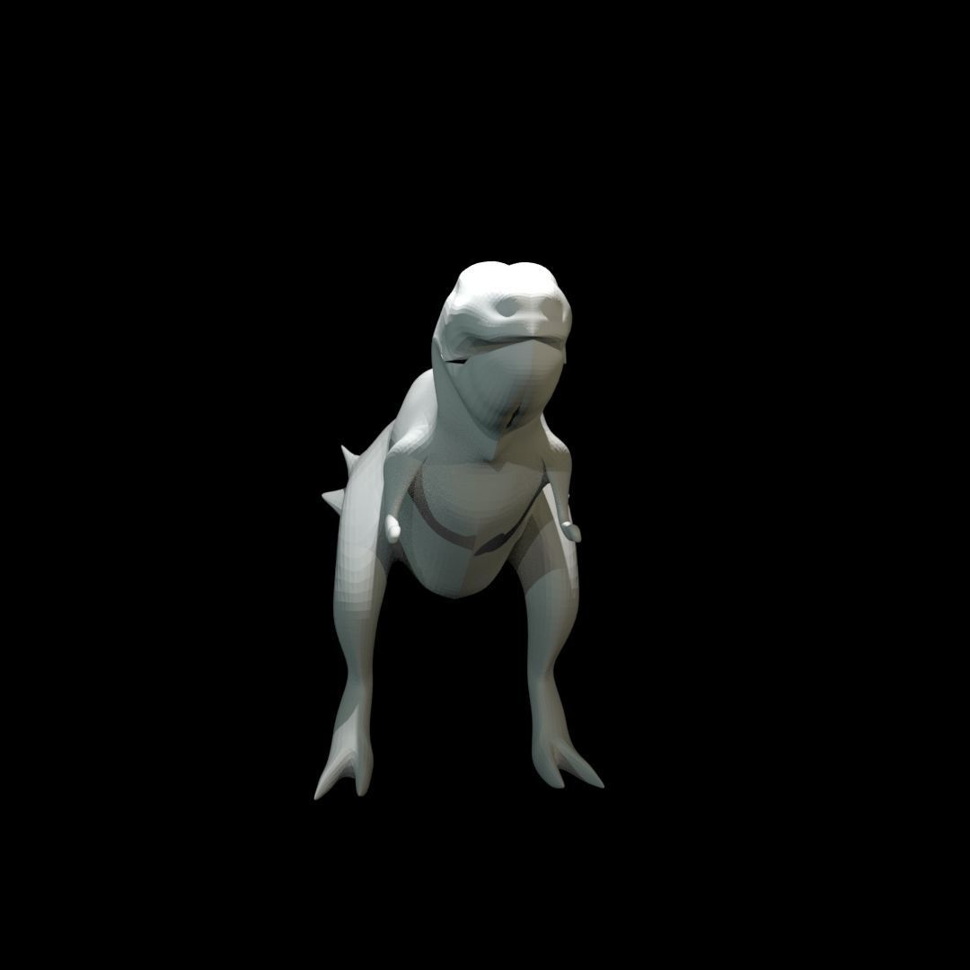 Low-poly Tyrannosaurus Rex Low-poly 3D model_32
