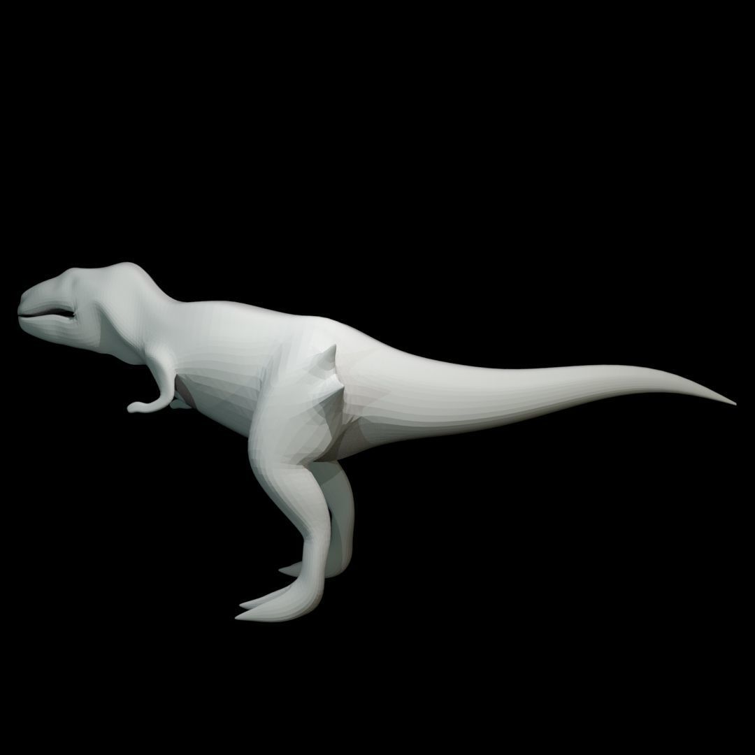 Low-poly Tyrannosaurus Rex Low-poly 3D model_22