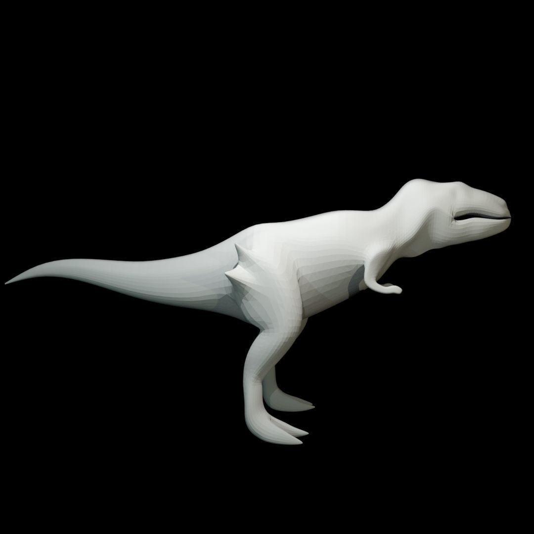 Low-poly Tyrannosaurus Rex Low-poly 3D model_39