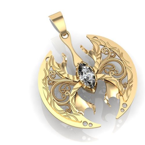 celtic pendant   3D print model