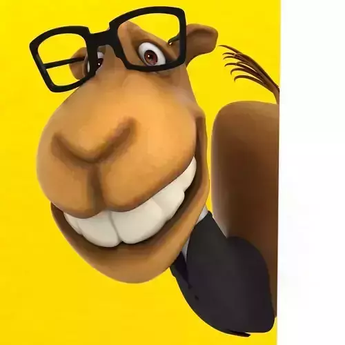 Fun camel 3D model