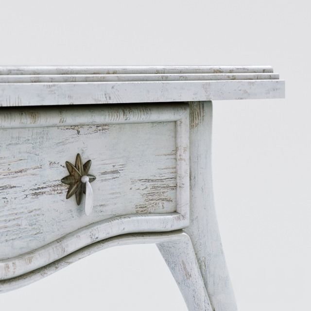 Classic console table1700A 3D model_2