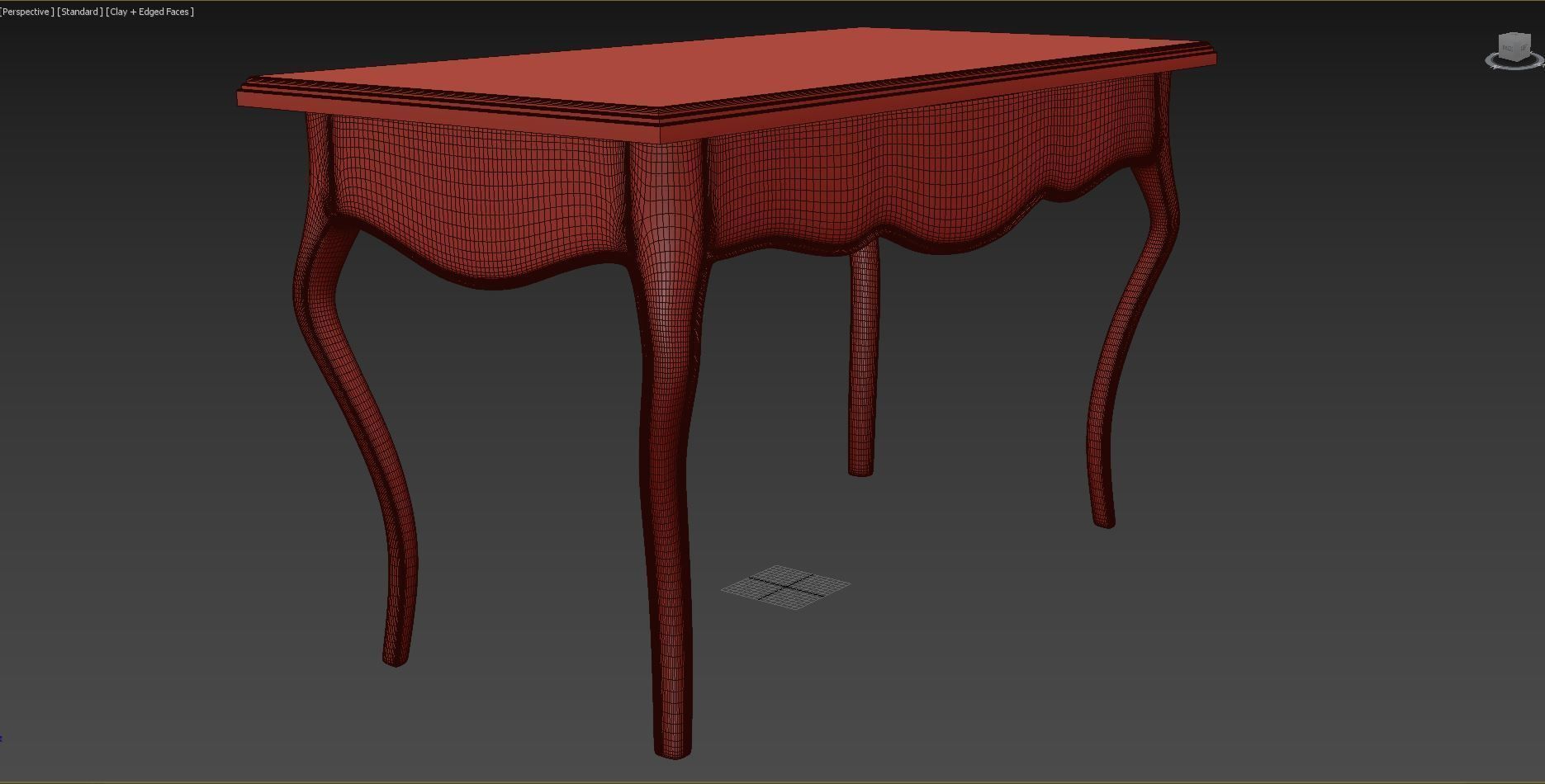 Classic console table1700A 3D model_4