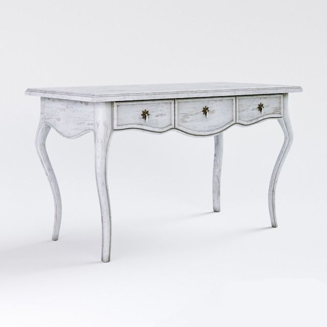 Classic console table1700A 3D model_1