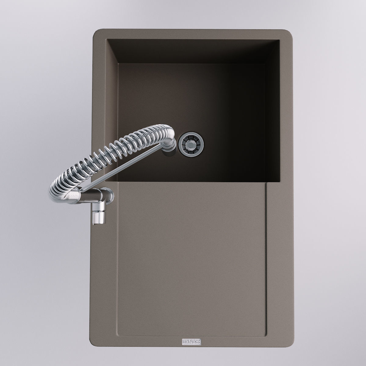 Franke Maris MRG 211-77 Sink with faucet Franke fox pro 3D model_1