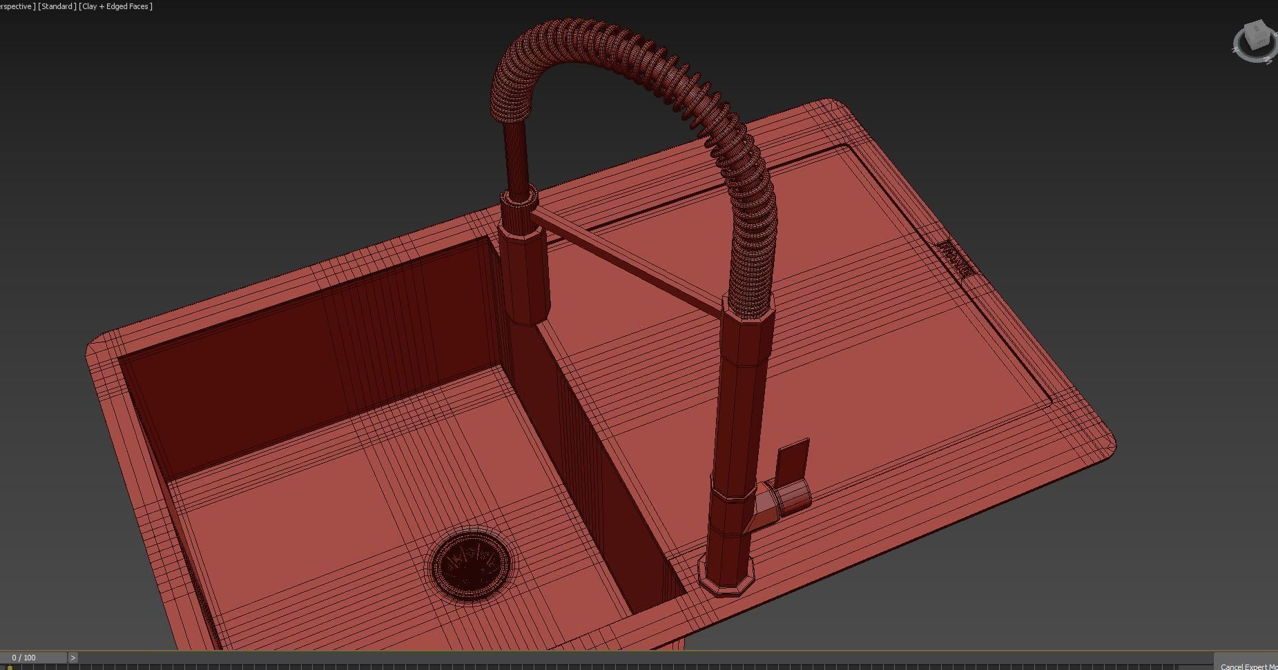 Franke Maris MRG 211-77 Sink with faucet Franke fox pro 3D model_4