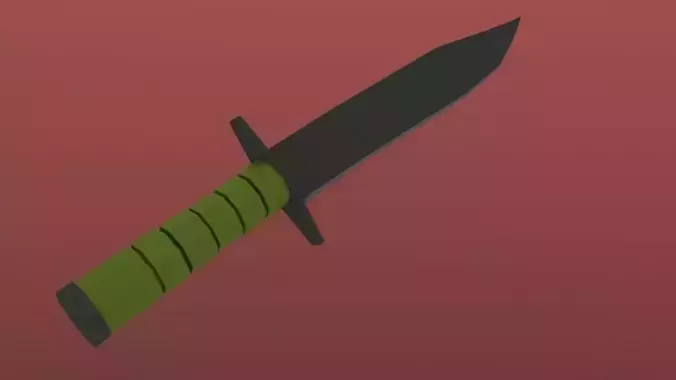Low-Poly Knife Low-poly 3D model
