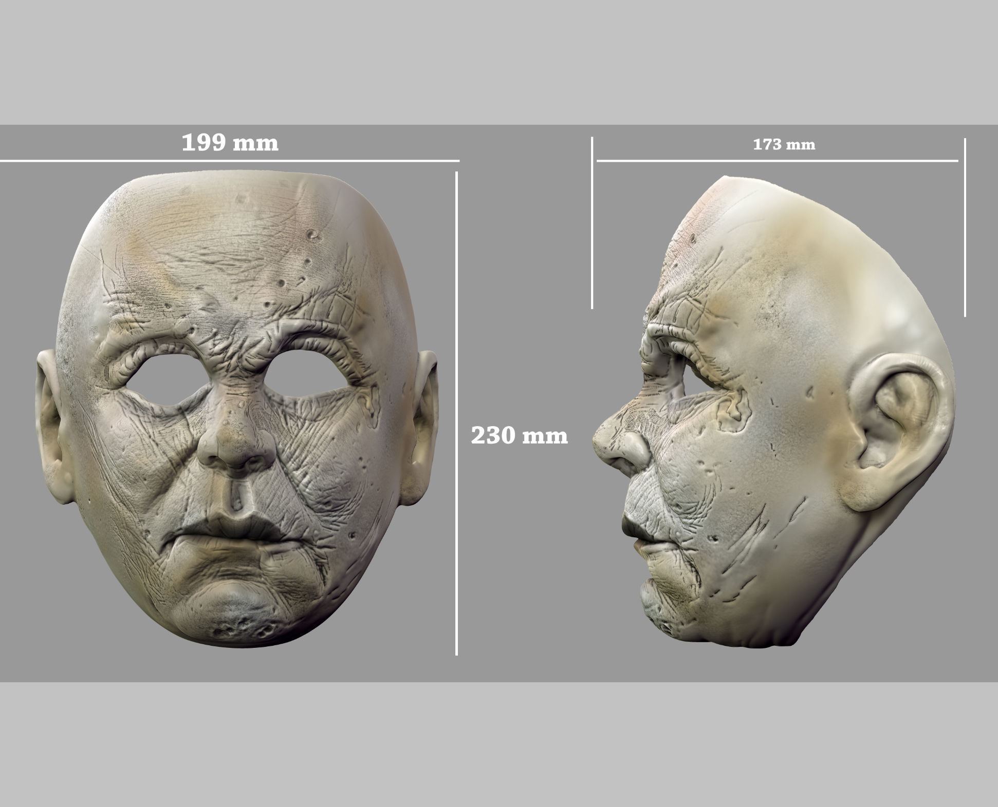 Michael Myers Halloween Movie Cosplay Mask - Cosplay Helmet 3D print model_4