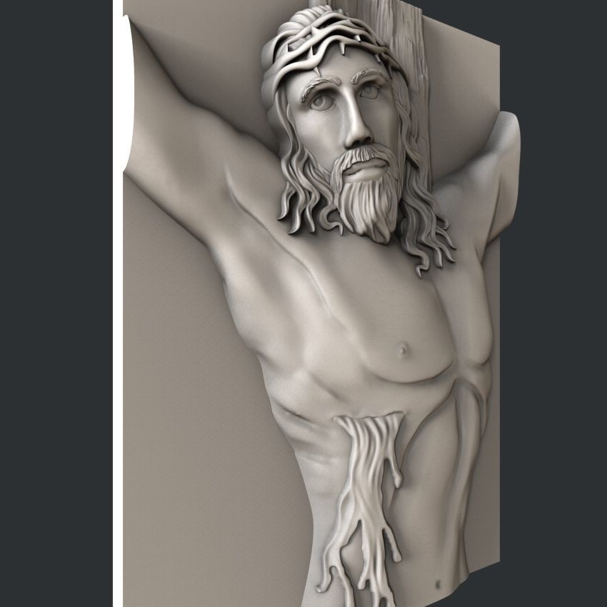 3d STL models for CNC religion jesus 3D model_1