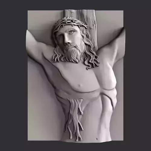 3d STL models for CNC religion jesus