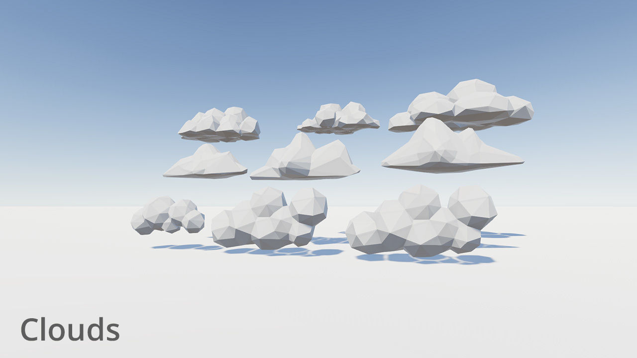 Complete Low Poly Forest Pack Low-poly 3D model_10