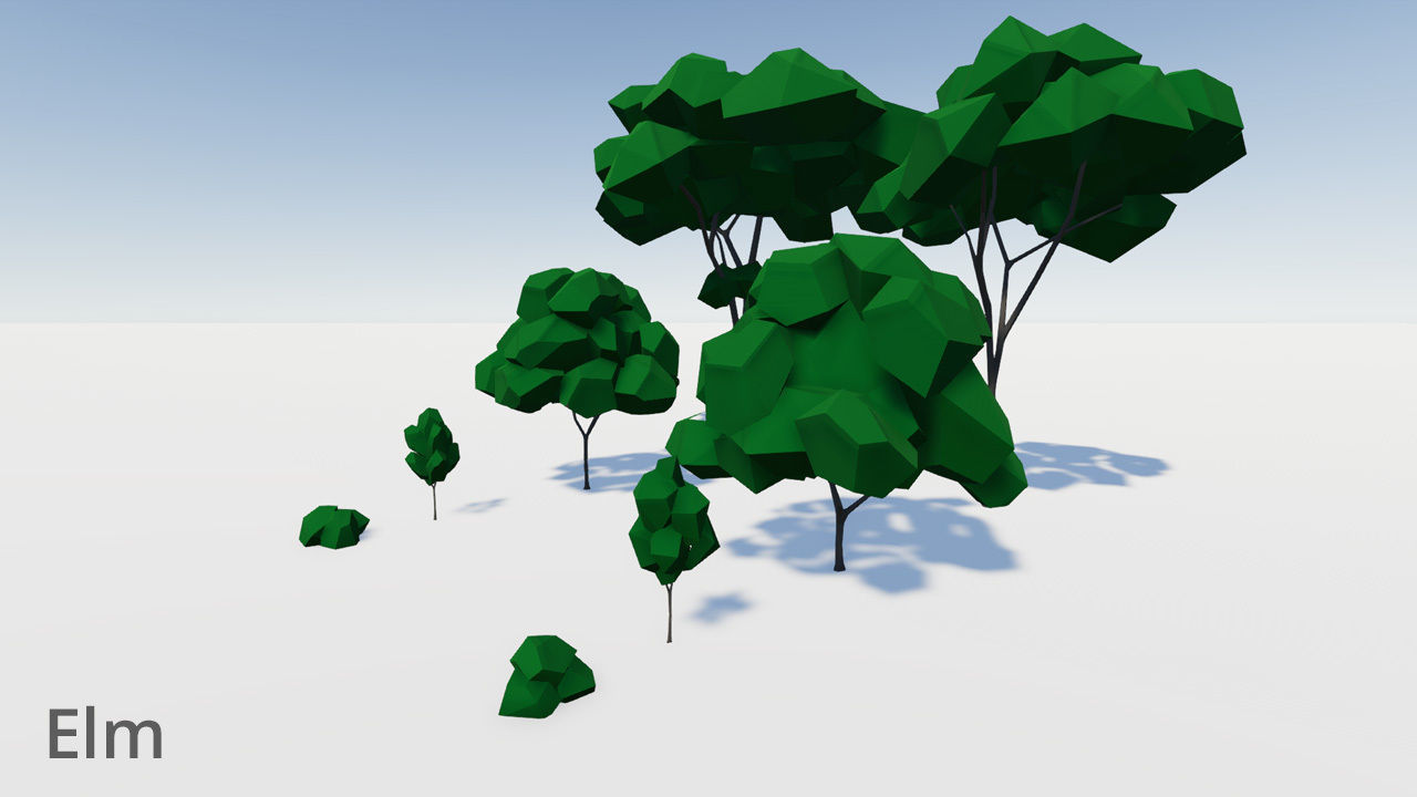 Complete Low Poly Forest Pack Low-poly 3D model_11