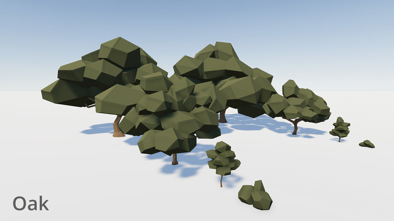 Complete Low Poly Forest Pack Low-poly 3D model_5