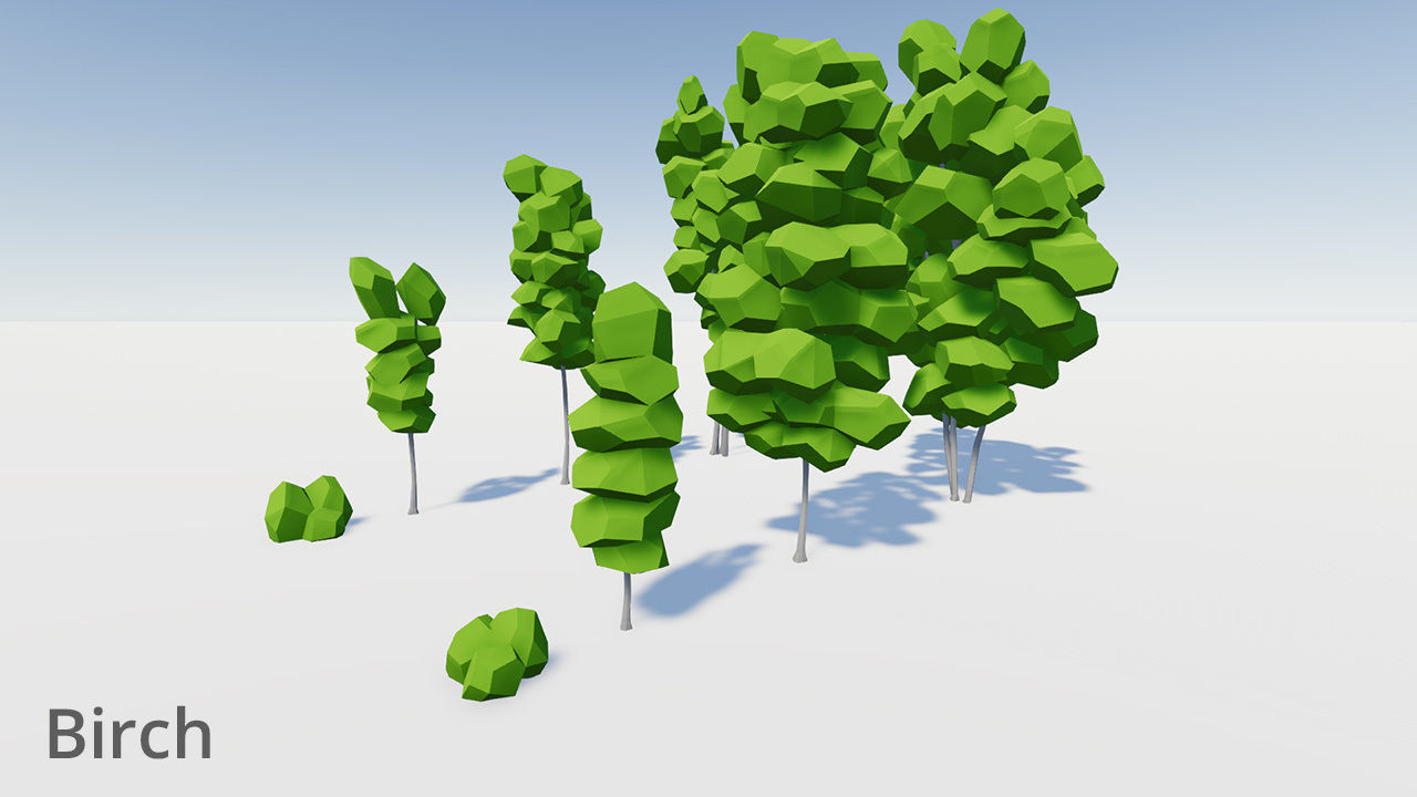 Complete Low Poly Forest Pack Low-poly 3D model_12
